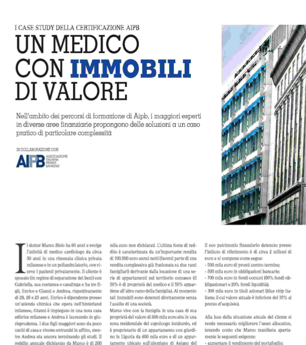 Un medico con immobili di valore