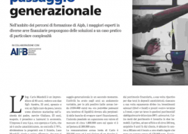 Prove di passaggio generazionale